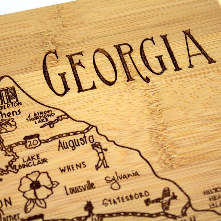 Totally Bamboo - Wholesale Cutting Board - A Slice of Life Georgia Cutting & Charcuterie Board