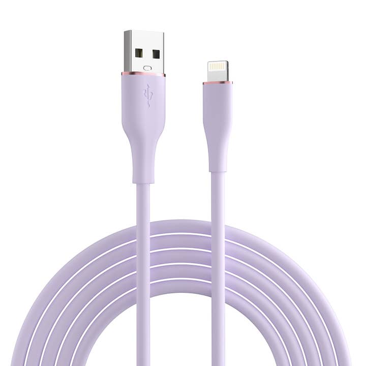 Apple MFi Certified Jelly Iphone Cable 10 FT Retail Pack for wholesale by LAX Gadgets