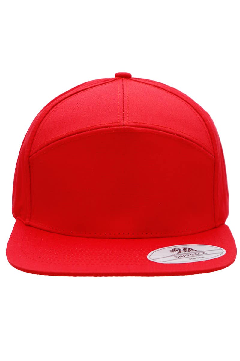 Cap Zone – Boné - Homem por atacado – Snapback de mistura poliéster de algodão sólido com 7 painéis e bico plano10