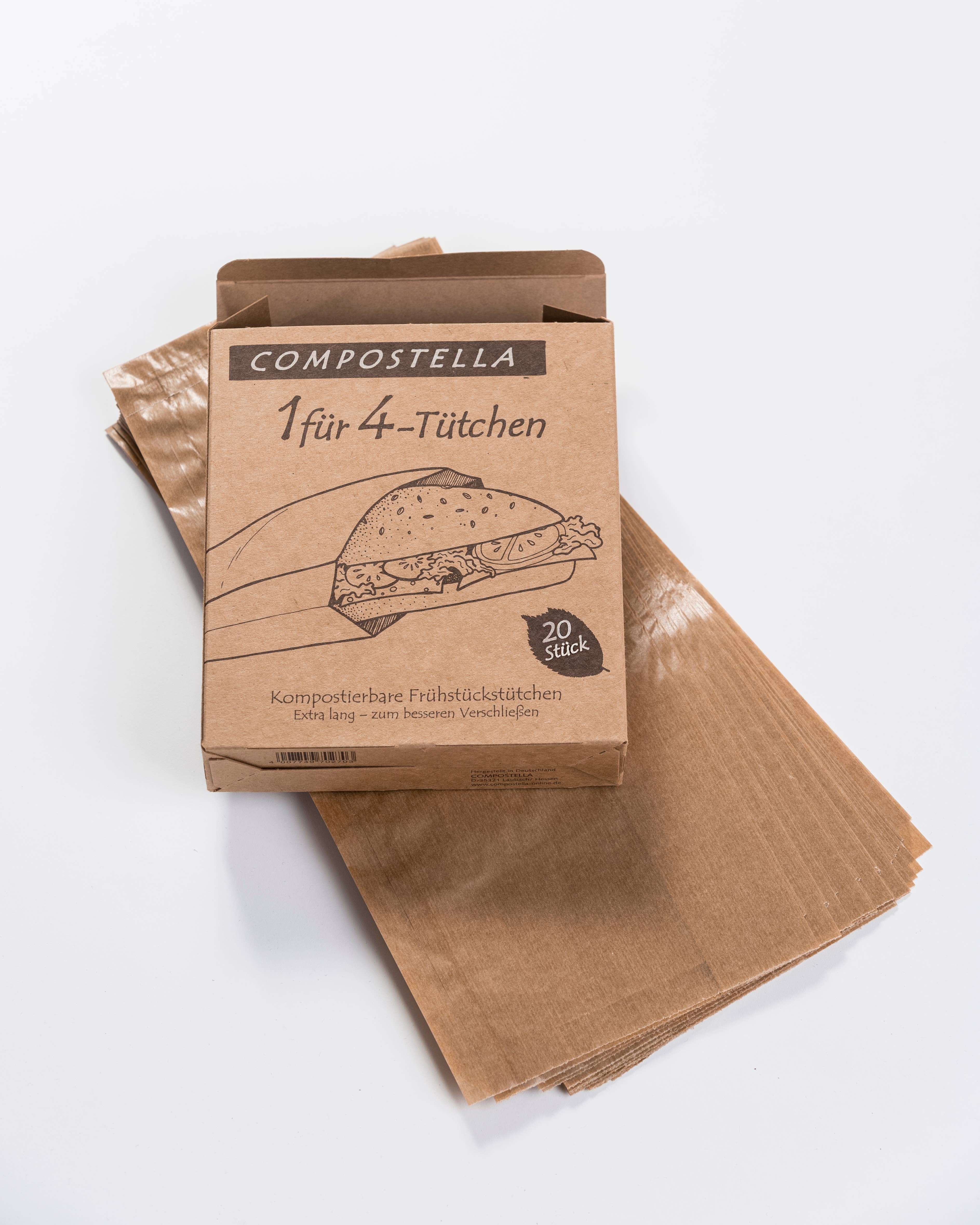 Compostella - Wholesale Food Storage Wrap/Bag - 1 for 4 Bags Medium - Compostella2