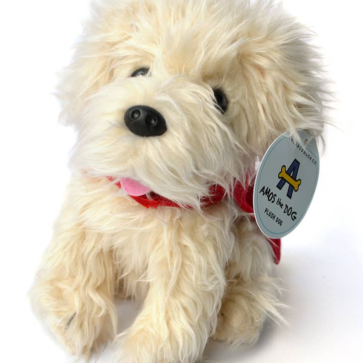 Amos Book Co. - Vente Peluche – enfant et bébé - Peluche Amos le chien