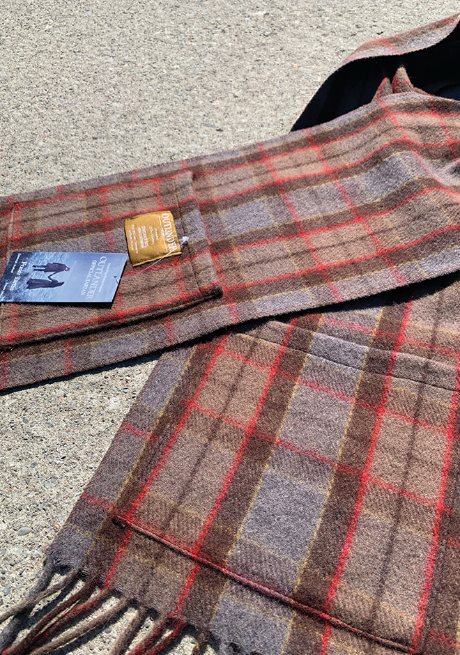 Patrick King Woollen Company - Vente Écharpe – femme - Écharpe de poche en tartan Outlander Fraser1