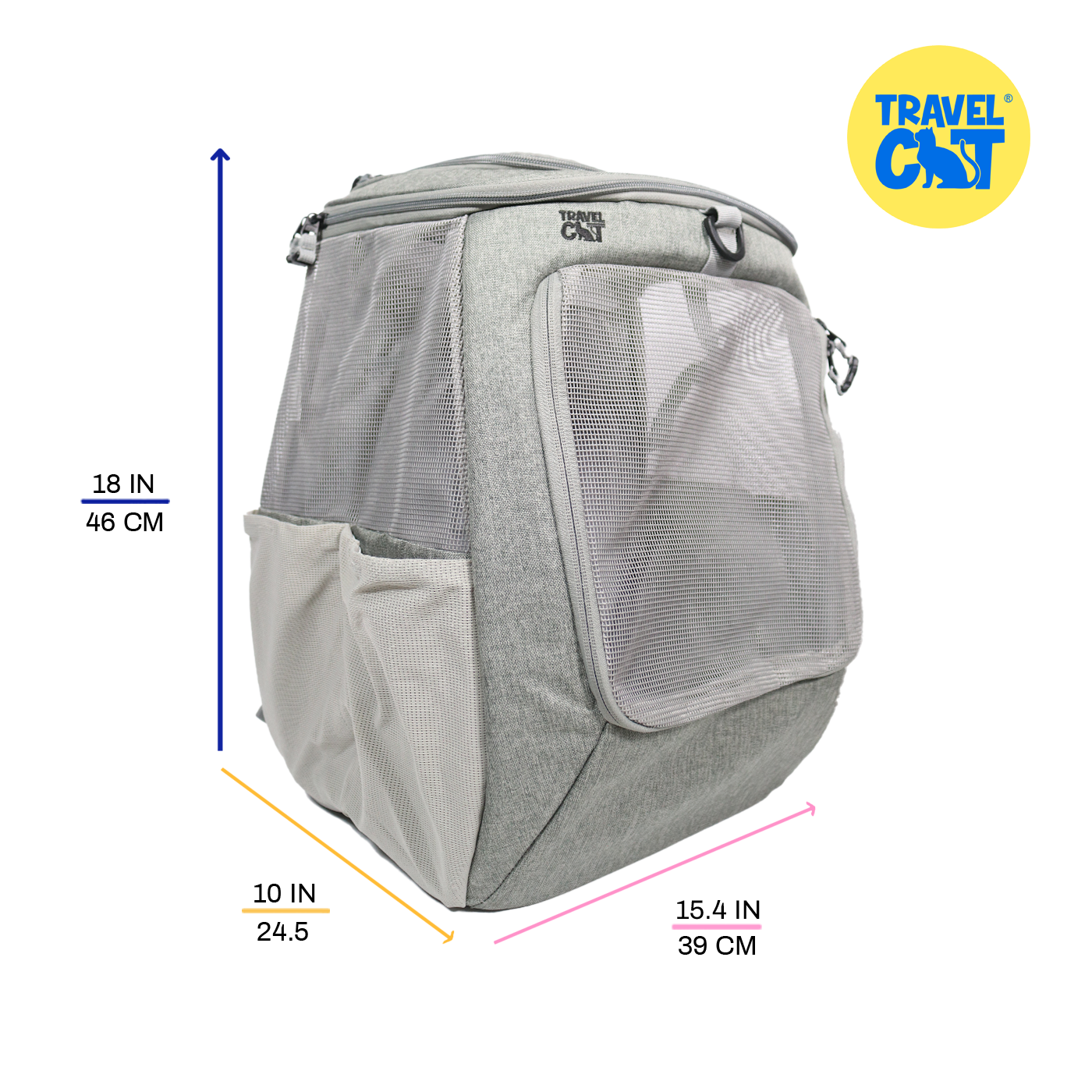 Travel Cat Wholesale - Wholesale Reismanden en benches voor huisdieren - Kat - „The Navigator” cabriolet kattenrugzak9