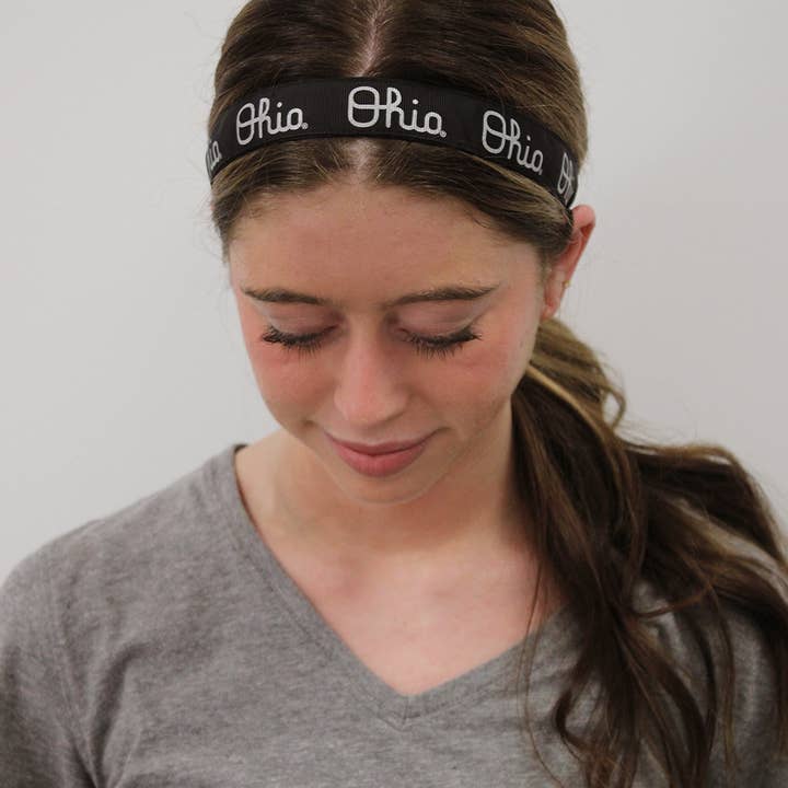 BANDED - Wholesale Fashion Headband - Women's - Ohio State® Reflective Logo Headband4