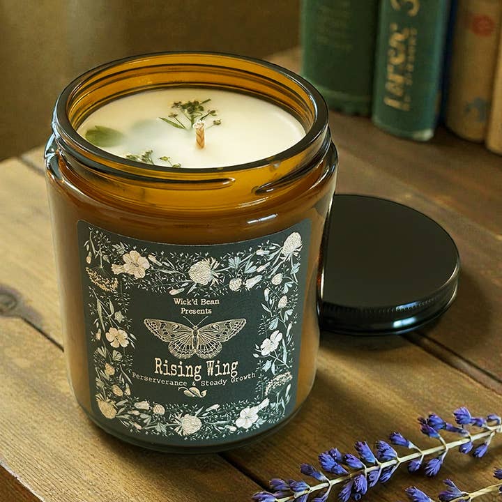 Butterfly Jar Candle - Rising Wing for wholesale by Wick’d Bean