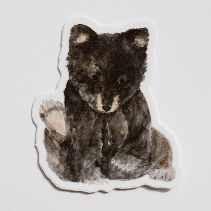 Bjørn Cub Vinyl klistermærke for engroshandel hos WLDFLWR Studio