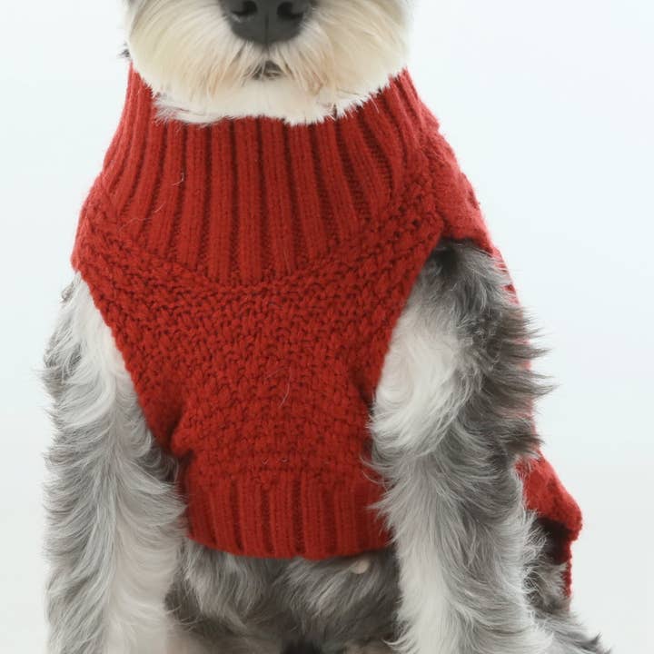 Pet Sweater Vest - Red for wholesale by PEHOM
