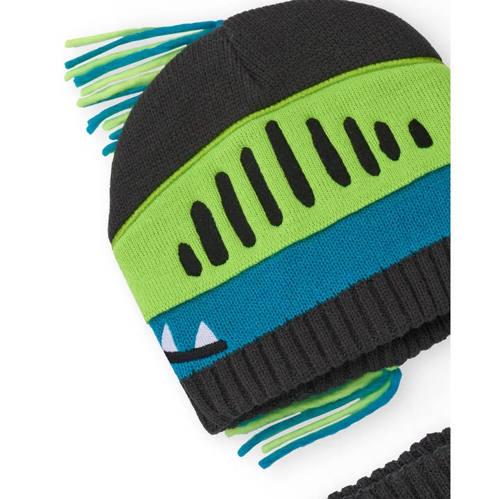 tuc tuc - Wholesale Winter Accessory Set - Kids - Dinosaur design hat and neck set for children2