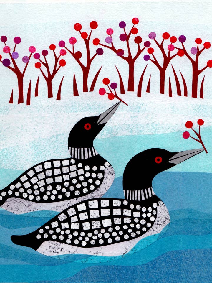 kdch9NP Winter Loons for wholesale by kdesign