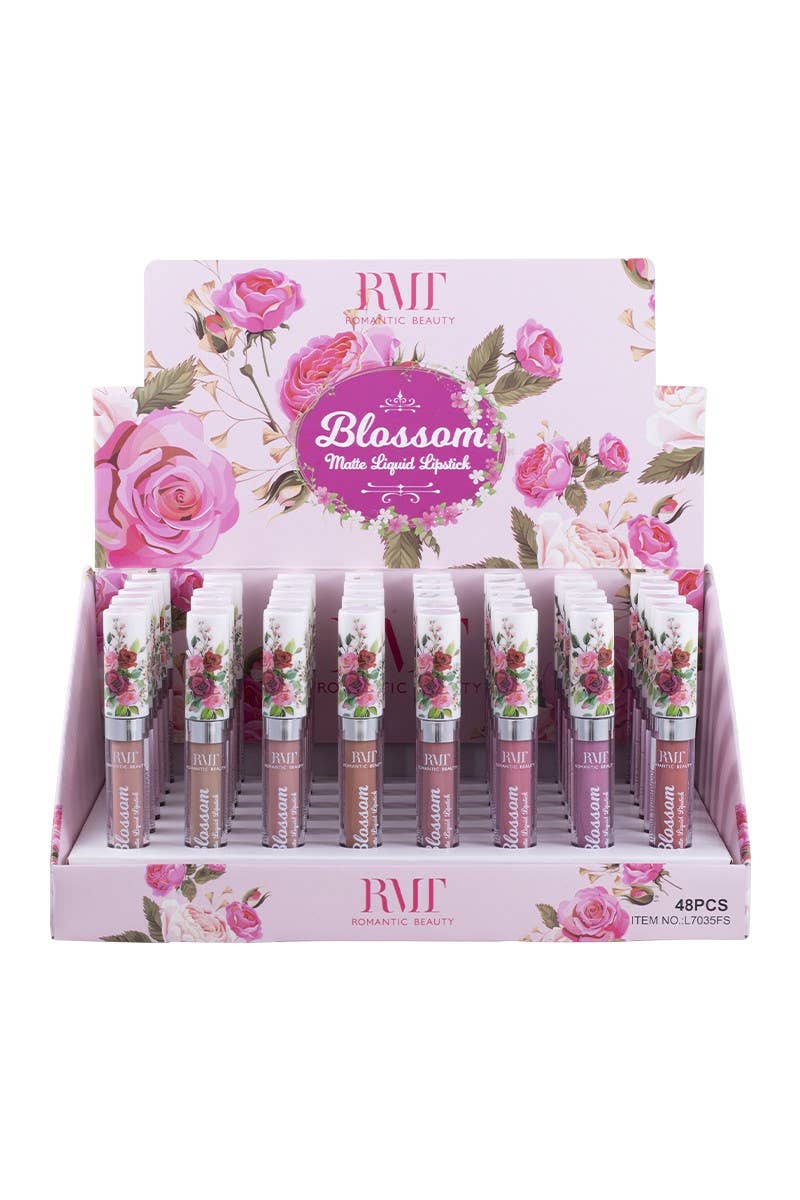 PINEAPPLE Beauty – Engroshandel Læbestift – Romantisk skønhed L7035FS nøgen mat flydende læbestift - 48pc0