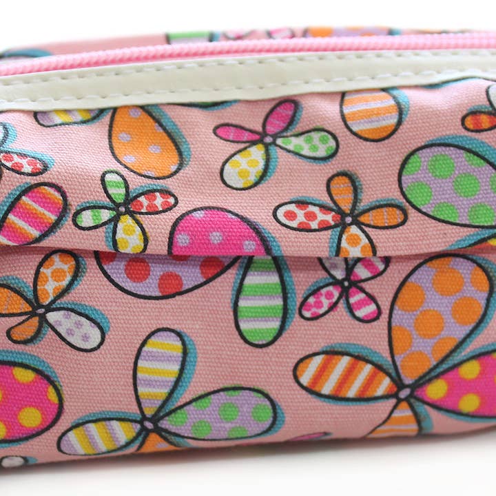 Powell Creative Products Ltd – wholesale Pencil case/pouch – Pencil Case For Girls Canvas Pencil Pouch Butterfly Pink4