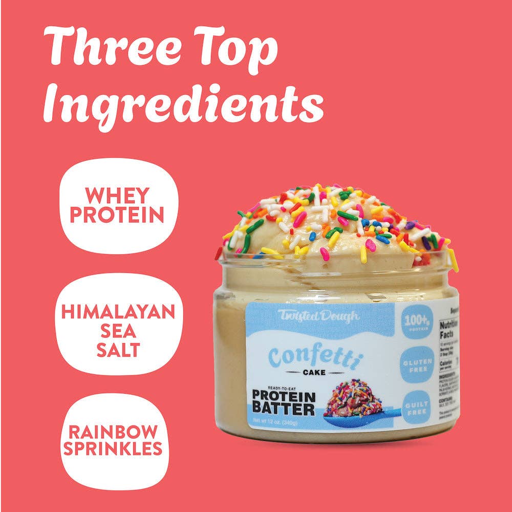 Twisted Dough - Wholesale Cake Mix - Confetti Protein Batter6