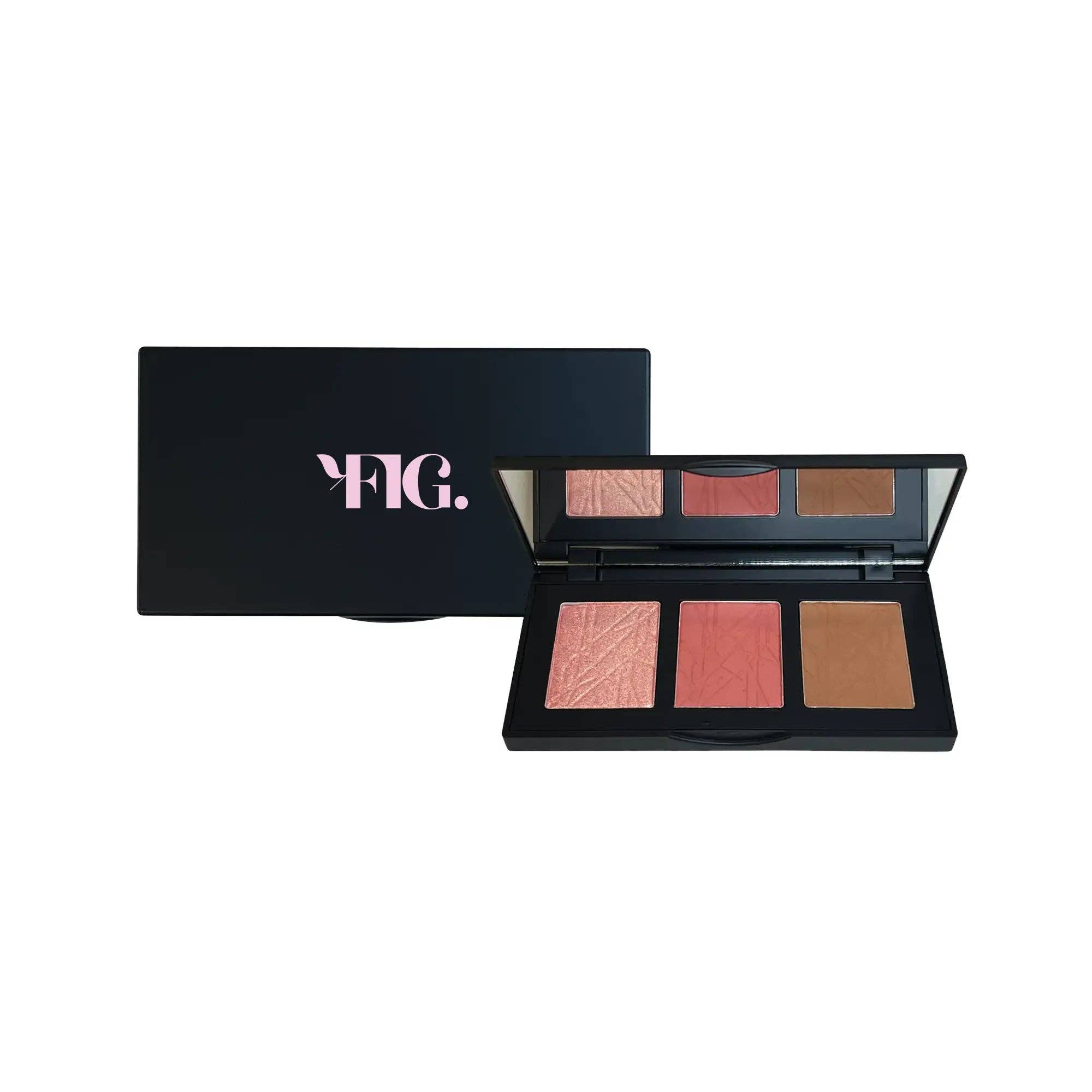 VIAI Beauty – wholesale Blush – FIG Pro Cheek Palette - Curious0