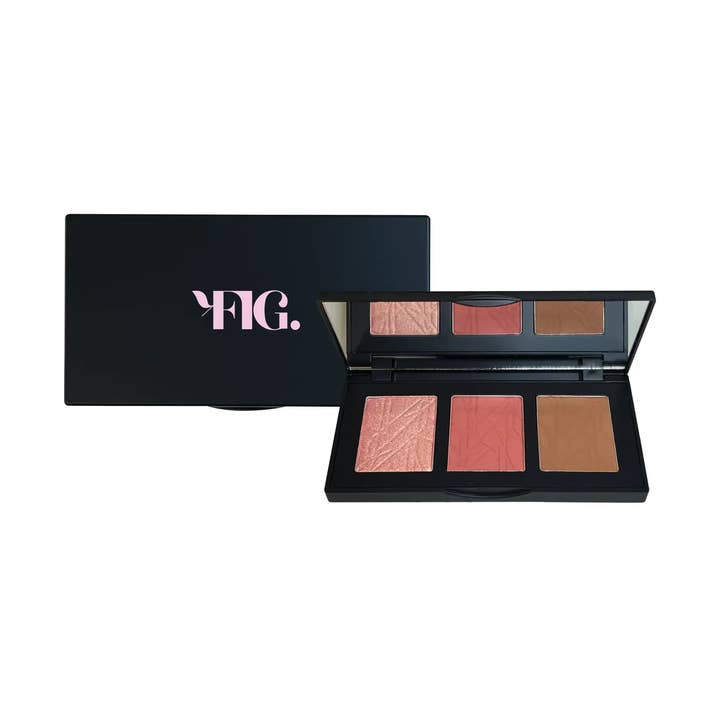 VIAI Beauty – wholesale Blush – FIG Pro Cheek Palette - Curious0