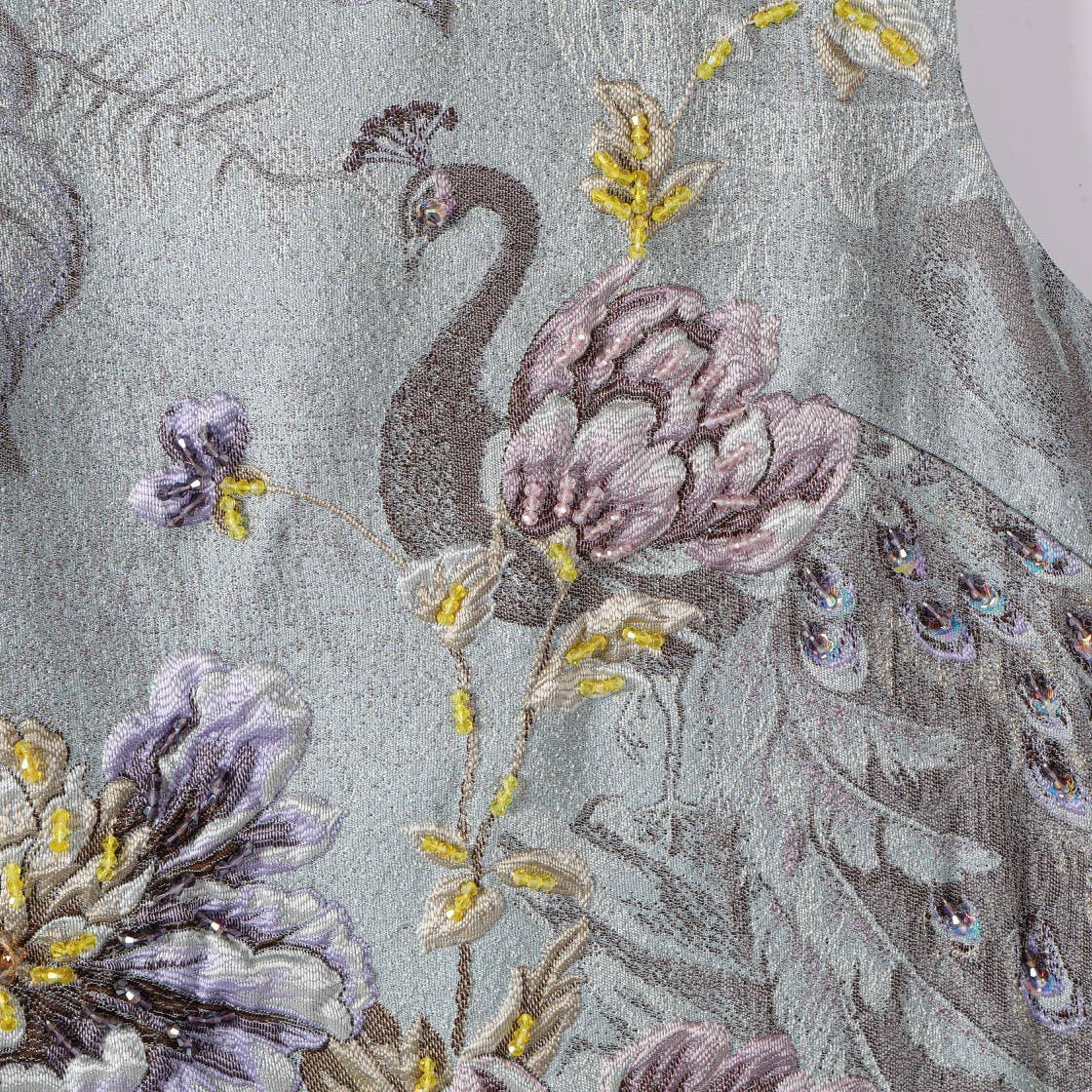 Productseeker - Wholesale Dress - Women's - DR940Y Summer Round Neck Hand-Beaded Floral Vest Dress13