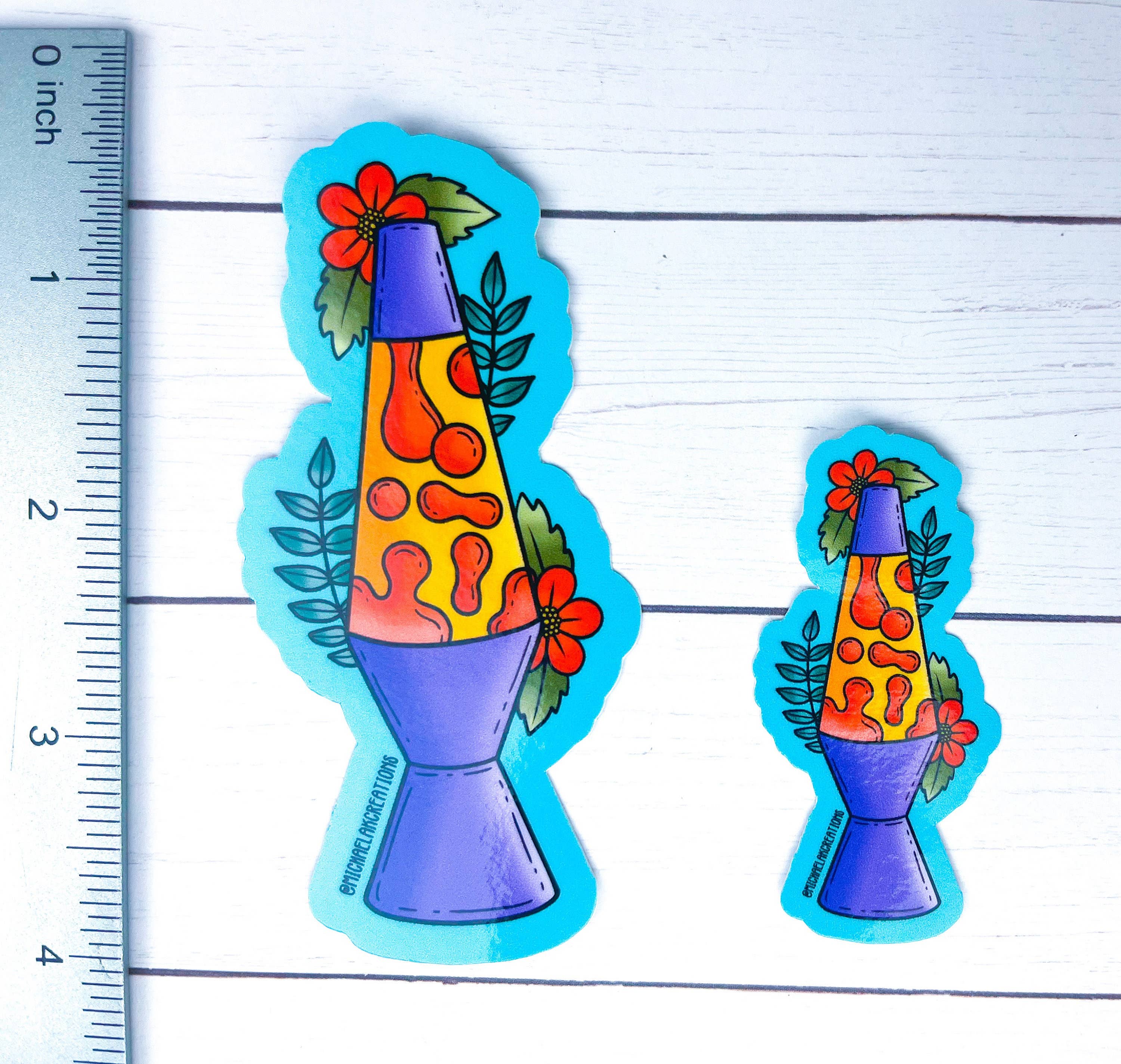 Michaela K Creations - Wholesale Sticker - Lava lamp Sticker | Stickers | Stickers for Hydroflask | lap2