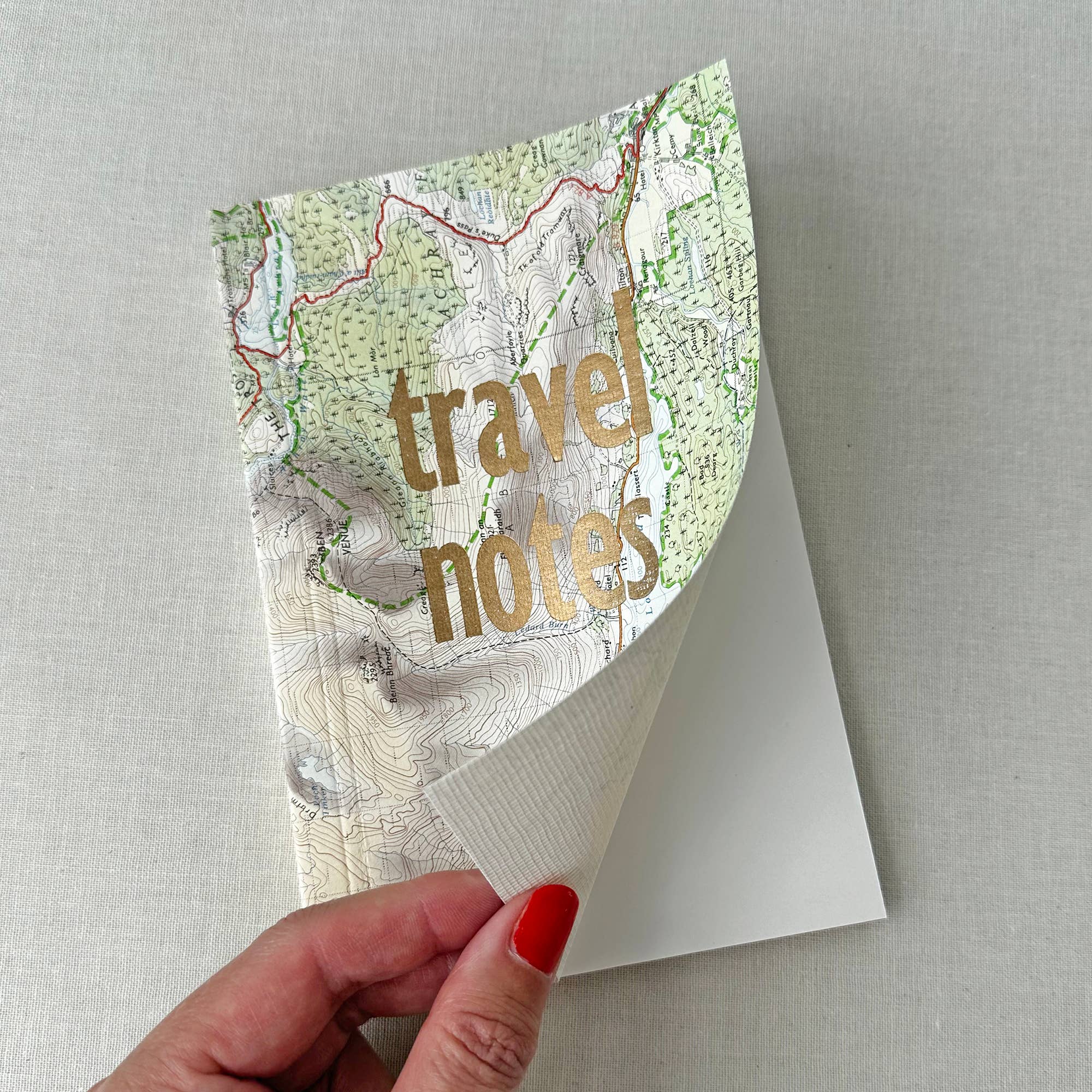 Sukie - Wholesale Notebook - Travel Notes Book Vintage Map Cover1