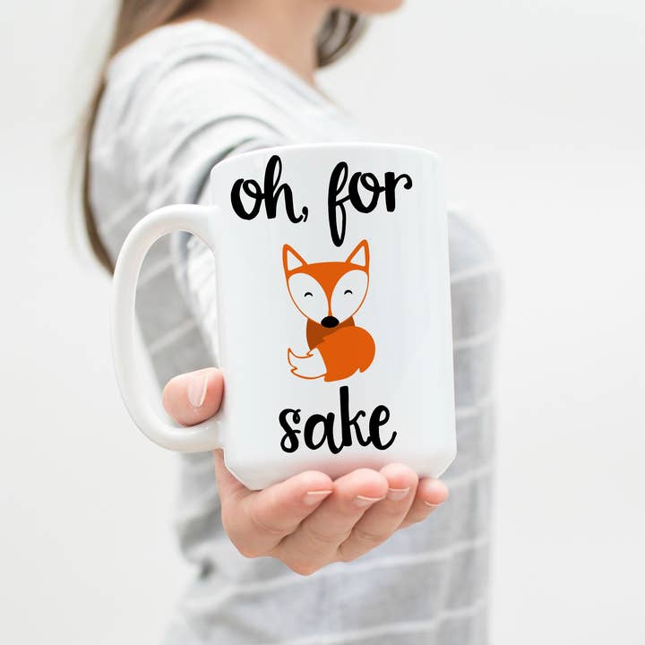 Love You a Latte Shop - Wholesale Coffee Mug - Oh For Fox Sake 15 oz Mug