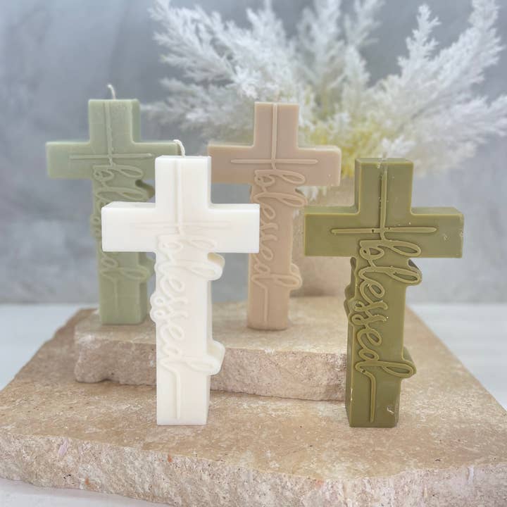 Mummy&Mia Candles - Venta al por mayor Velas de diseño llamativo - Cruz bendita0