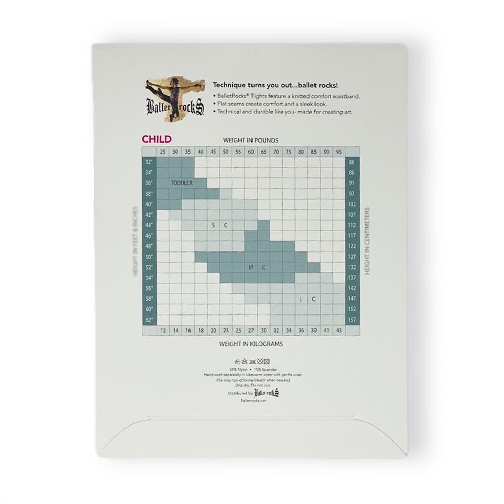 Ballet Rocks - Wholesale Tights - Kids - BALLET ROCKS® Child Convertible Tights Case3