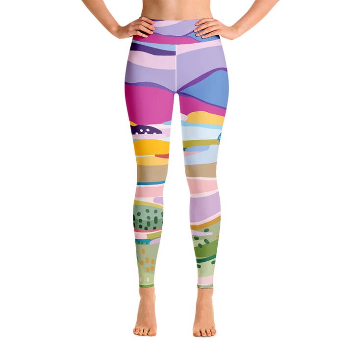 Taille Haute Yoga Leggings En Été Après-midi pour la vente par Jessie Zhao New York