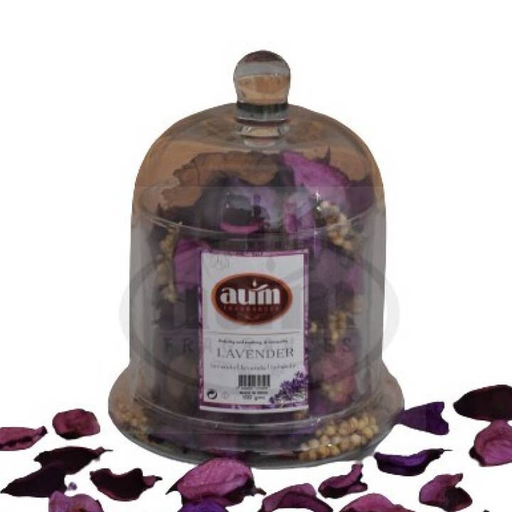 AUM Fragrances - Wholesale Smudge Stick - Potpourri 100G Dome Glass Lavender0