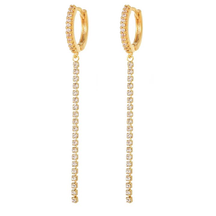 Gold Carlotta earrings for wholesale on Faire3