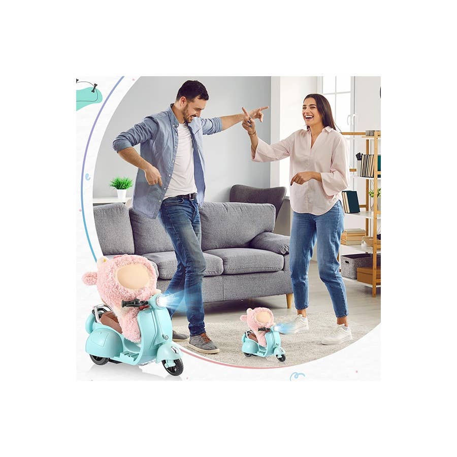 Paperdoll - Wholesale Electronic Toy - Kids & Baby - Labubu Cute Doll Mini Electric Motorcycle kids toy3