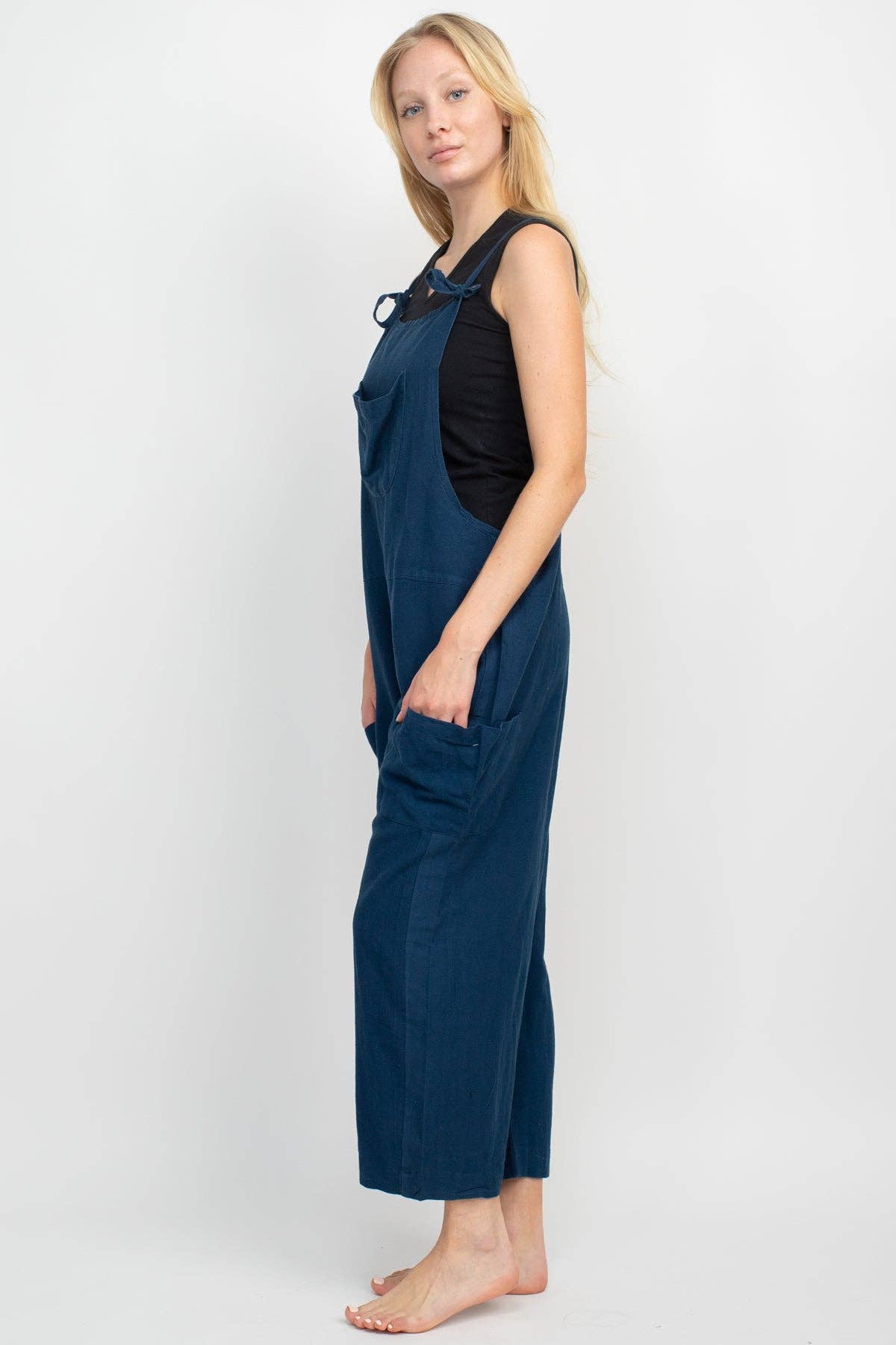 Lakhays Collection Inc. - Wholesale Overalls - Women's - Easy Slouchy Hemp Overalls10