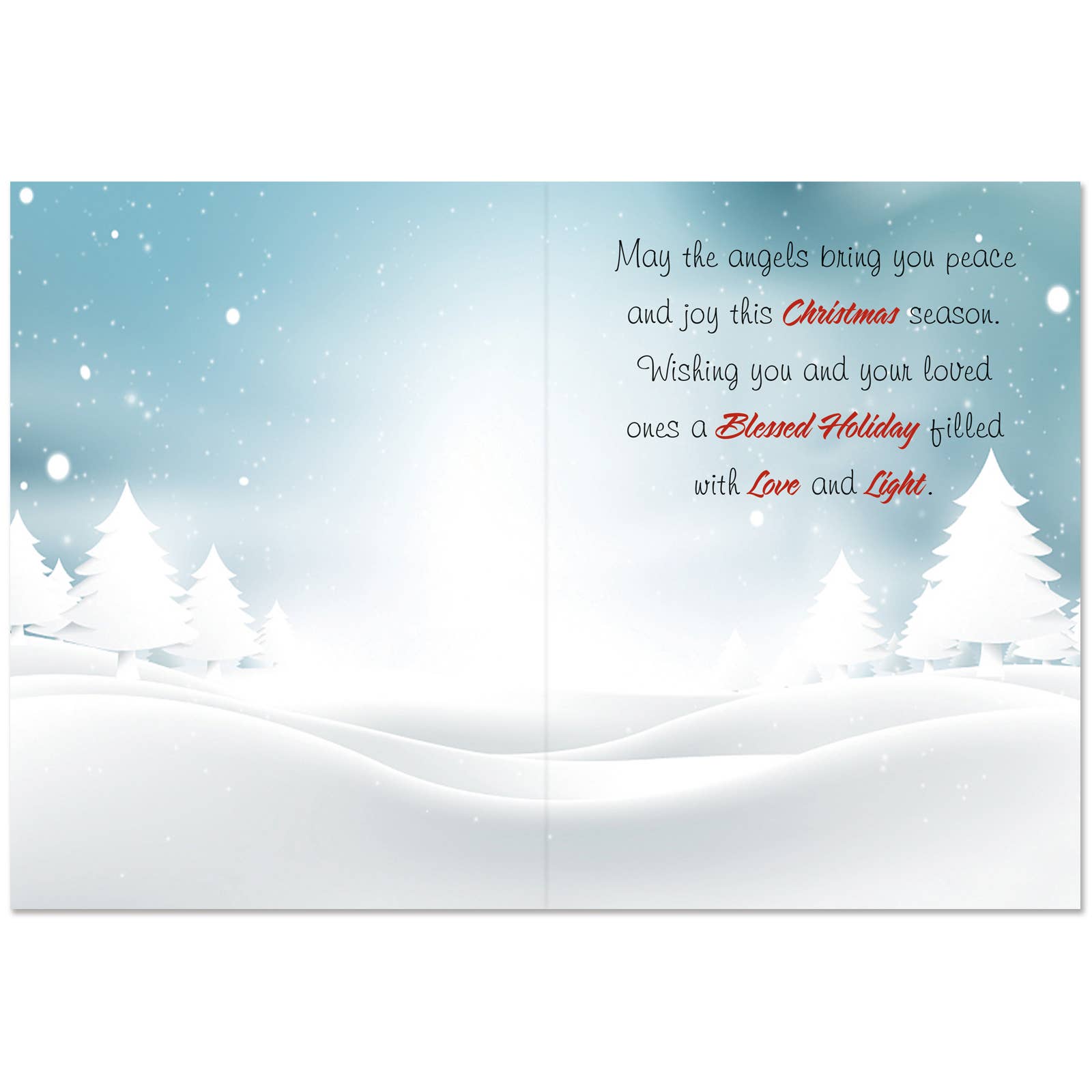 Shades of Color, LLC - Wholesale Christmas Card - Holiday Cards Angel of Love & Light - 15 Cards1