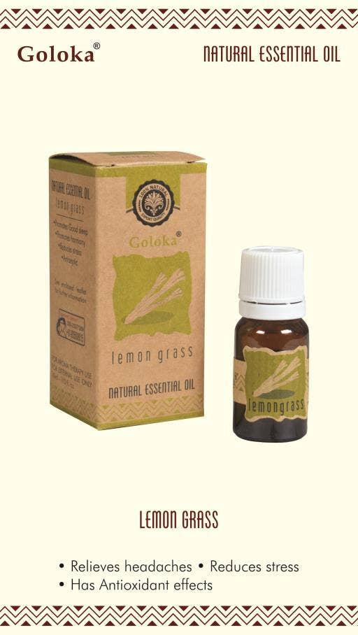 International Gifts Ltd. - Wholesale Essential Oil - Goloka Lemon Grass Natural & Undiluted Essential Oil 10-0300
