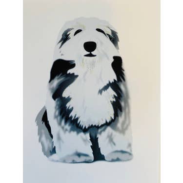 Studio Daedre - Wholesale Stationery/Notecard Set - English Sheep Dog - Boxed Note Cards0