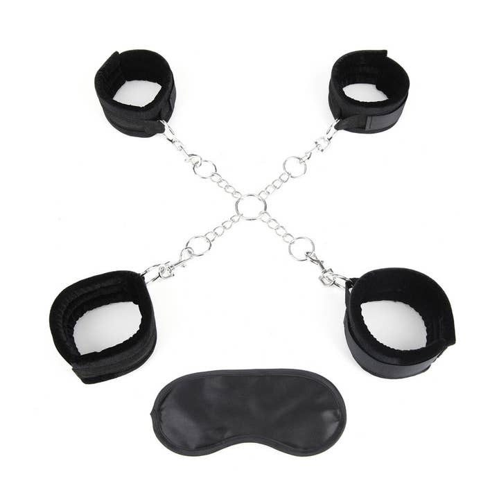 Deluxe Chain Hogtie Bondage Restraint Set for wholesale by Lux Fetish Store