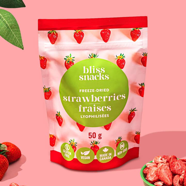 Bliss Dough - Wholesale Dried/Dehydrated Fruit - Freeze-Dried Strawberry Slices0