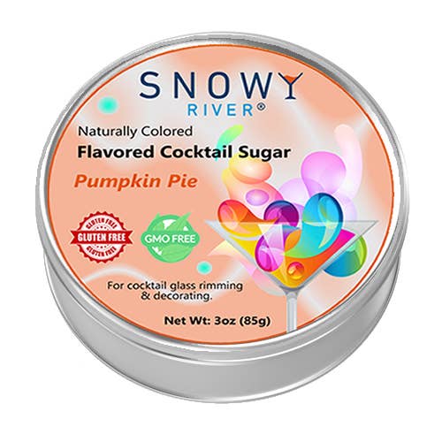 Ultimate Baker – wholesale Cocktail mix/syrup – Snowy River Pumpkin Pie Flavored Cocktail Sugar (1x3oz)1