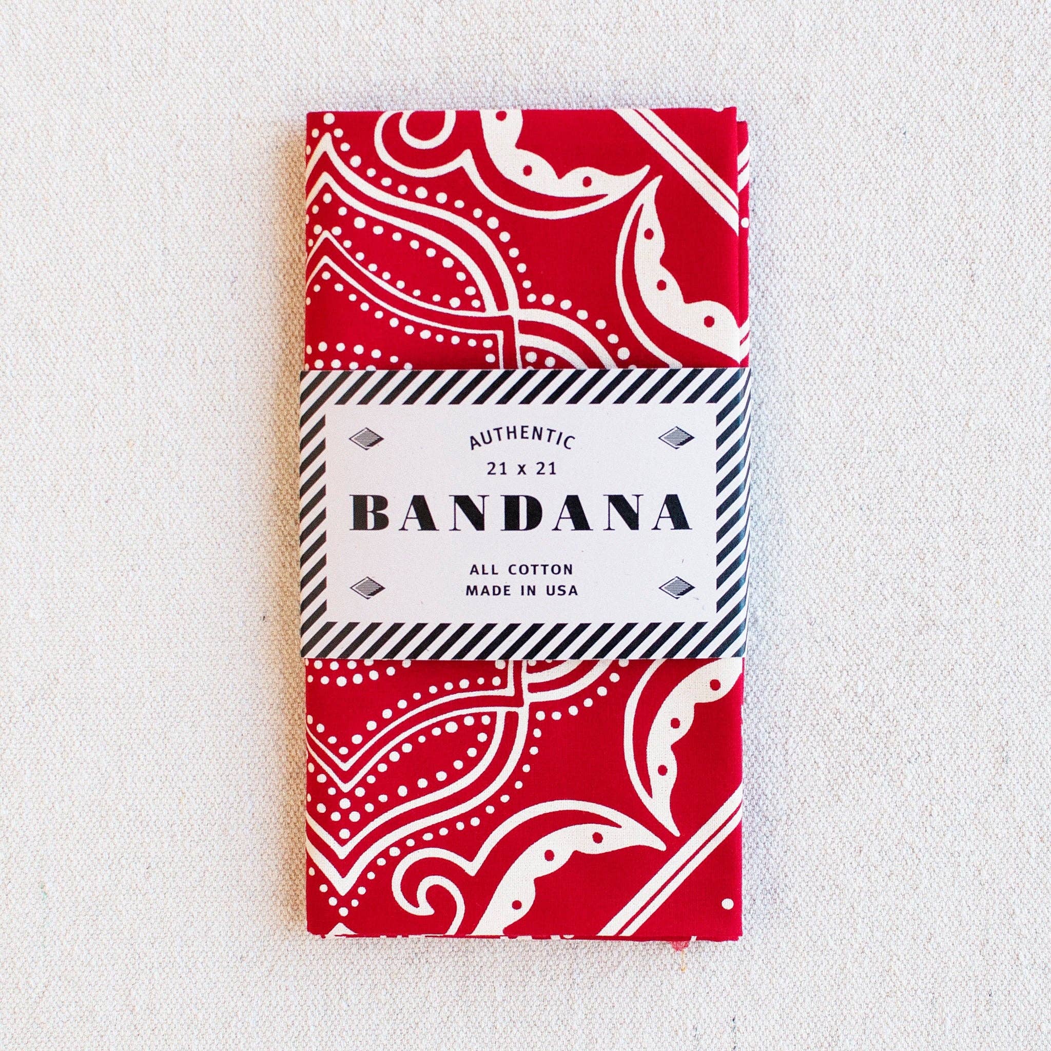 Abracadana - Wholesale Bandana - Unisex - Western Bandana- Red1