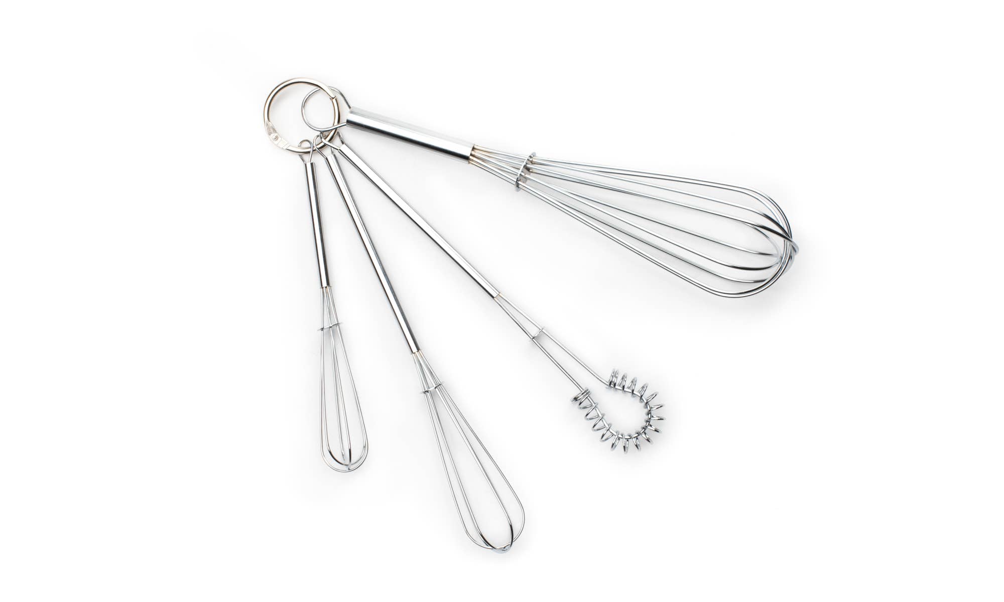 Fox Run Brands - Wholesale Whisk - Fox Run Mini Whisks, Chrome Plated, Set of 4, 8"x 2"x 1.75"8