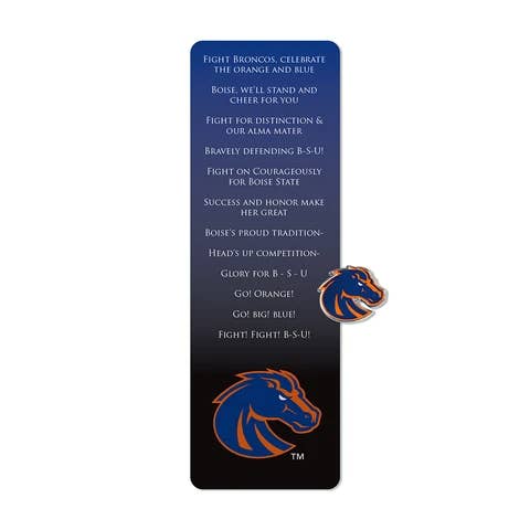 Boise St Bookmark and Pin for wholesale by Fan Frenzy Gifts