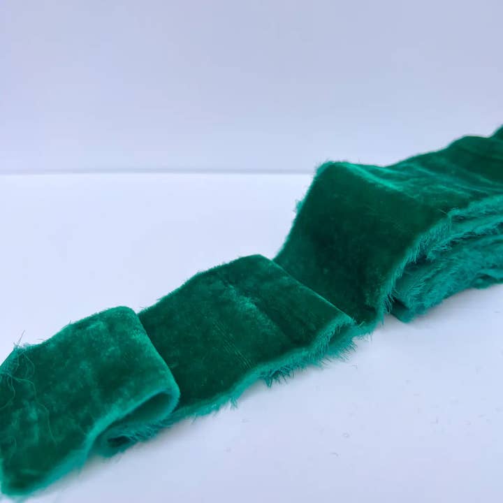 Trim & Twine - Wholesale Ribbon - Gift Wrapping - Boxed 2" Raw Edge Velvet Ribbon - 33 Colors 25