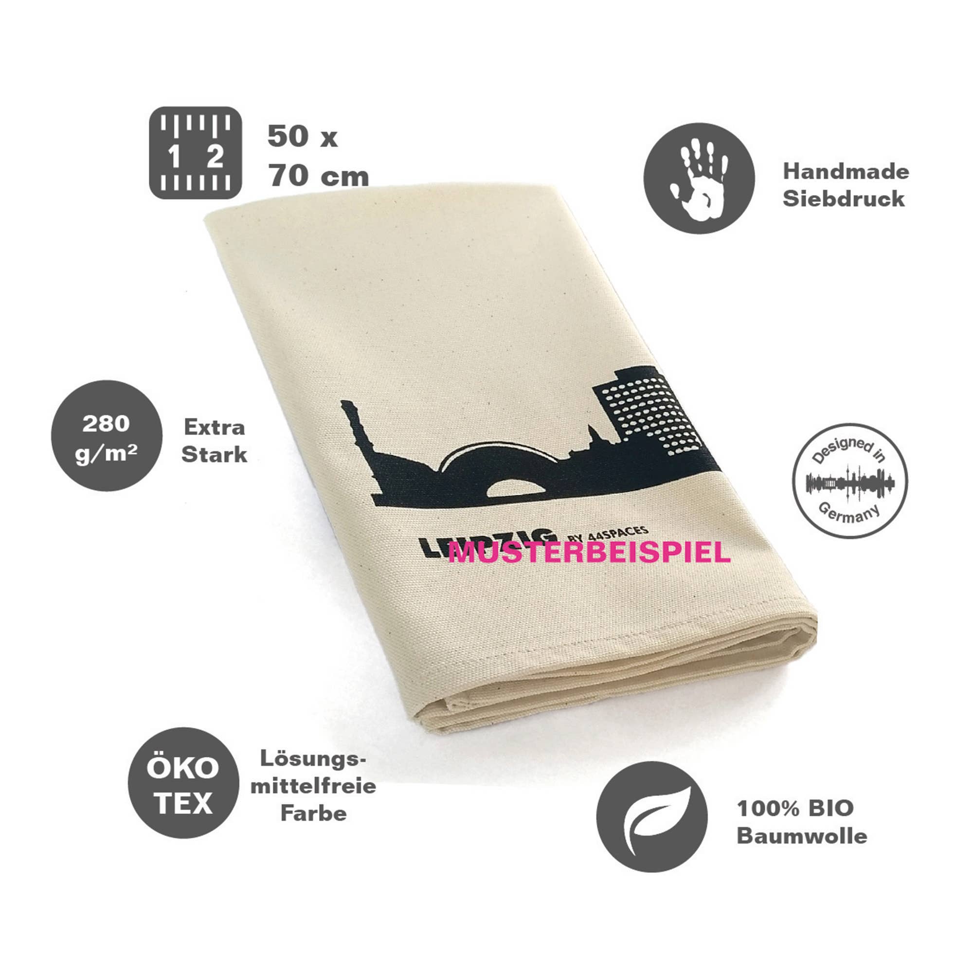 44spaces - Wholesale Tea Towel - Wien tea towels | organic cotton | 3 colors3