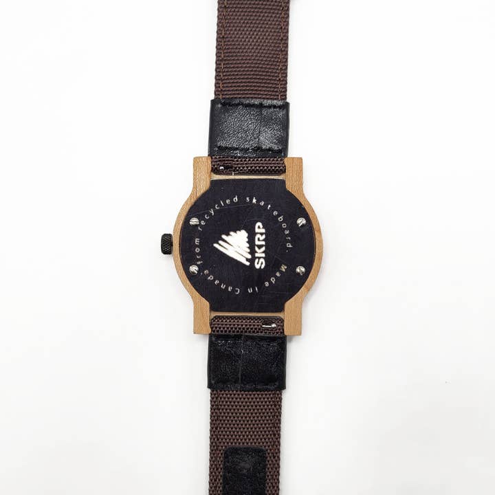 SKRP - Wholesale Wrist Watch - Unisex - Recycled Skateboard Wooden Watches