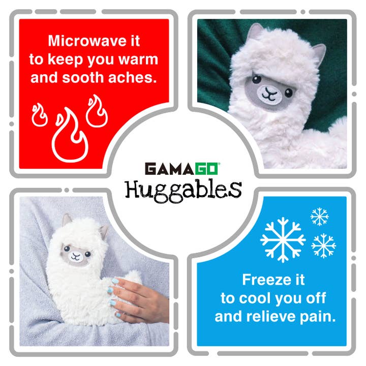 AQUARIUS, GAMAGO, ICUP, & ROCK SAWS by NMR Brands - Wholesale Heating Pad - Huggable Llama Heating Pad & Pillow