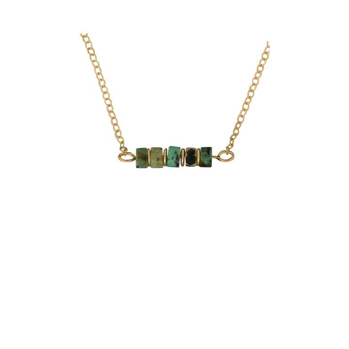 Heishi Bead Bar Necklace for wholesale by Mark Steel Jewelry