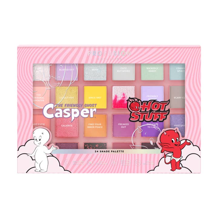 Profusion Cosmetics - Wholesale Eyeshadow Palette - Casper & Hot Stuff 24 Shade Palette