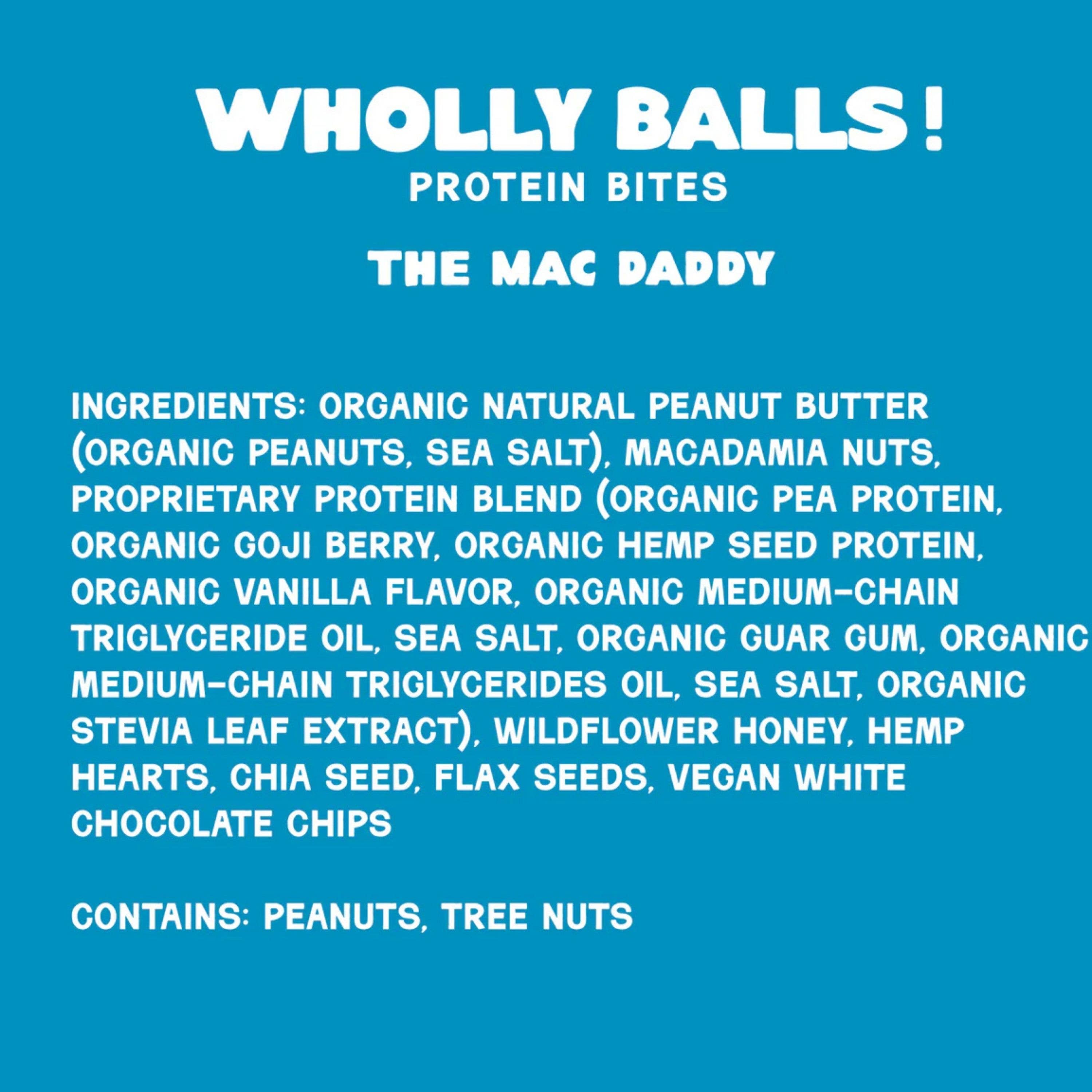 Wholly Balls! – wholesale Snack bar – The Mac Daddy3