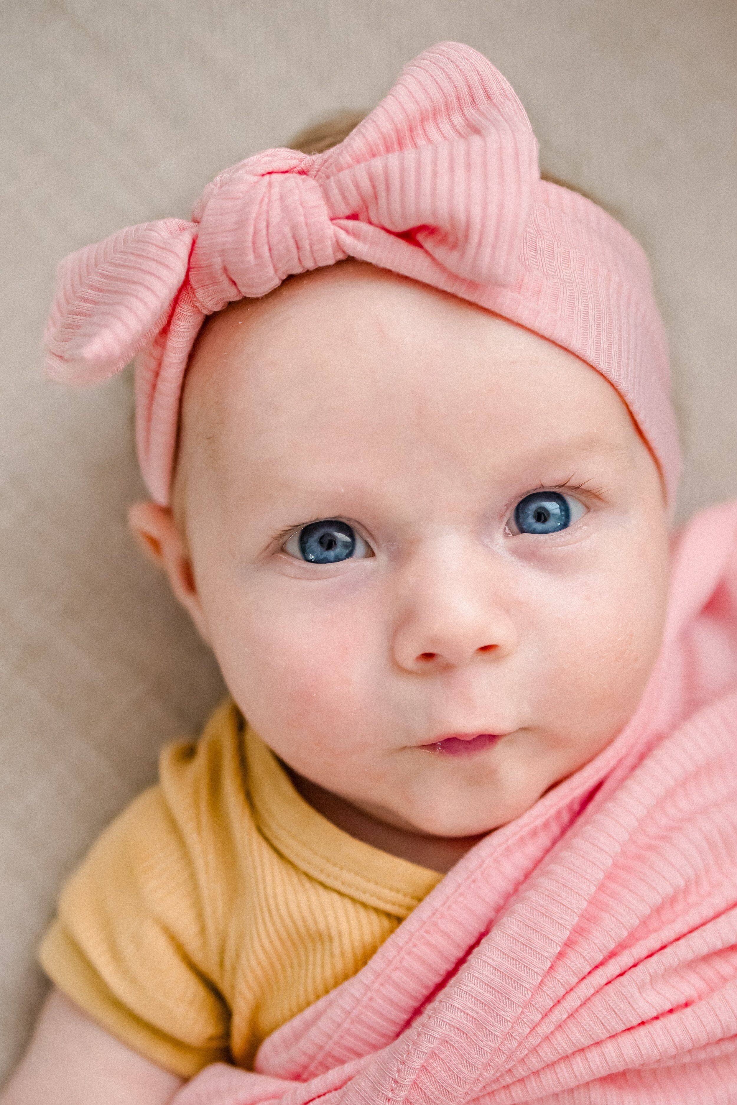 Kiin Baby - Vente Bandeau – bébé - Bandeau nœud extensible en bambou7