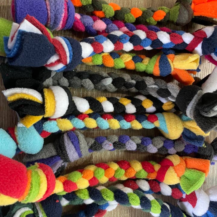 Gunther's Goodies - Wholesale Pet Rope Toy - Dog - Mini Quad Braid Dog Toy2