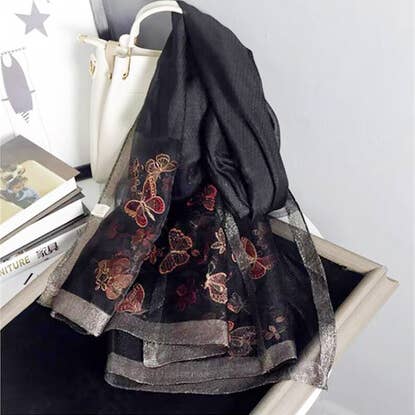 VMRS033 - Vera May sjaal van zijdemix voor wholesale door VeraMay