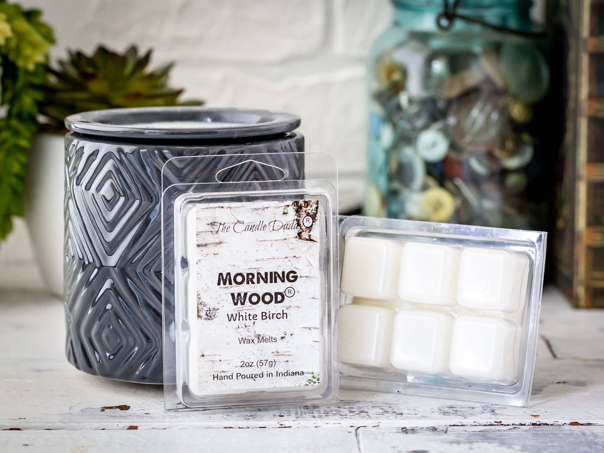 The Candle Daddy - Wholesale Wax Melt - Morning Wood - White Birch Scented Wax Melt3
