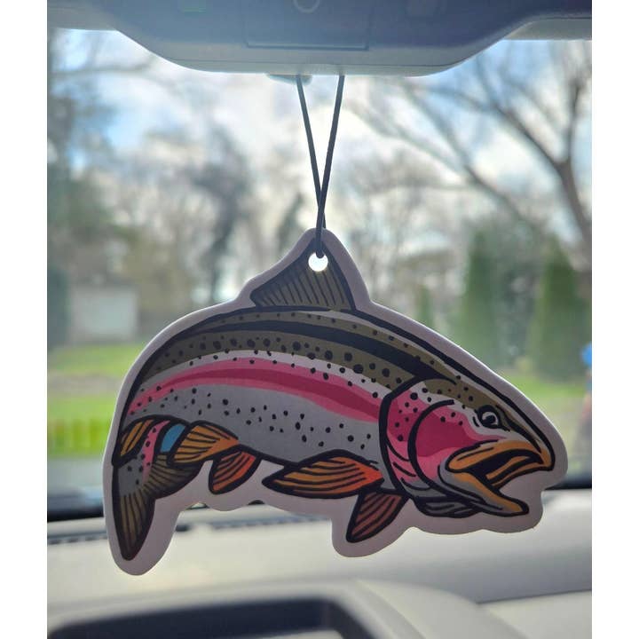 ThatsRad - Wholesale Car Freshener - Unisex - Rainbow Trout - Air Freshener 1